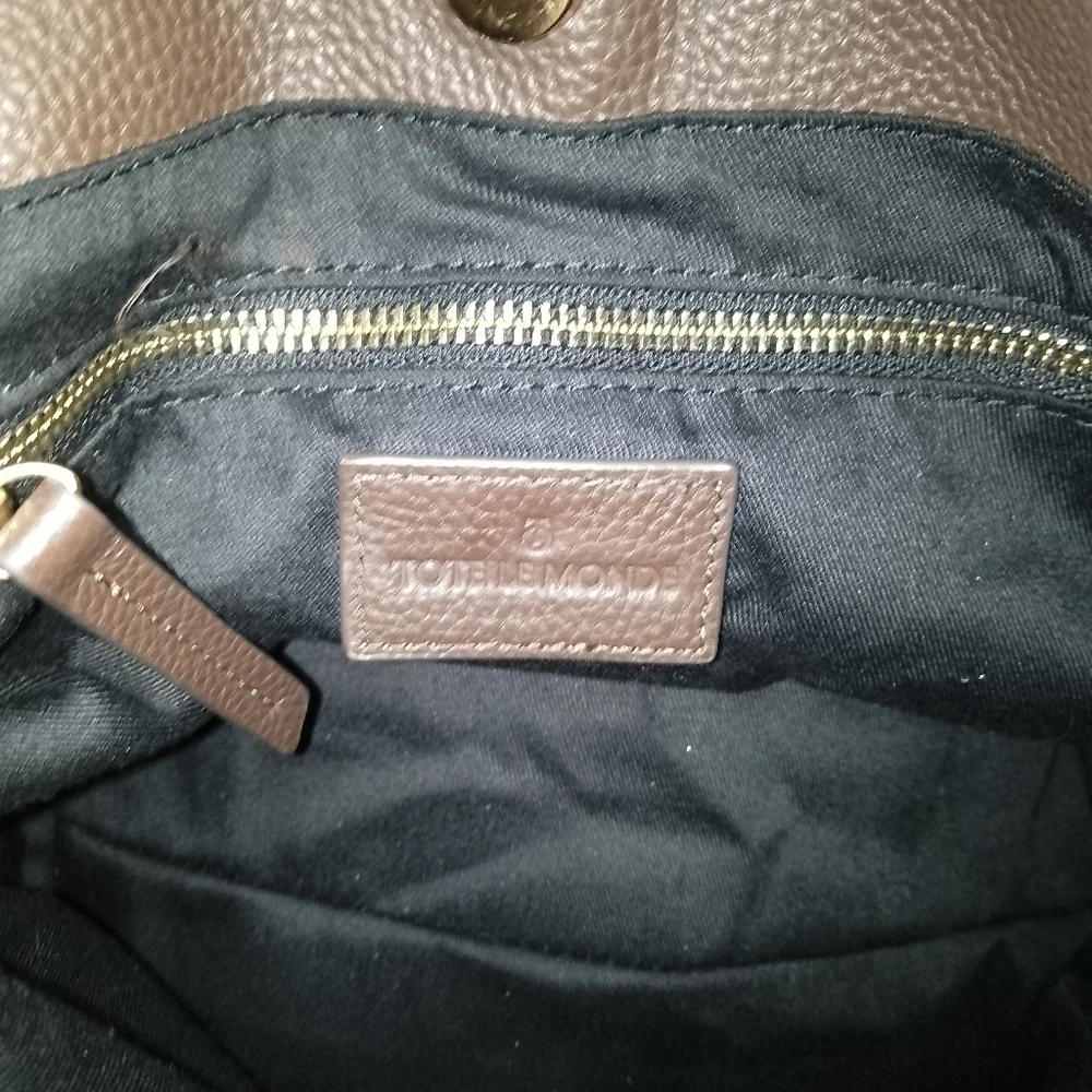 Tote Le Monde The Geneva Tote In Chocolate Brown